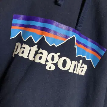 patagonia 네이비 후드 부착 후드티