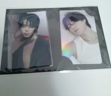 BTS 지민 FACE 트레이딩 카드 2장