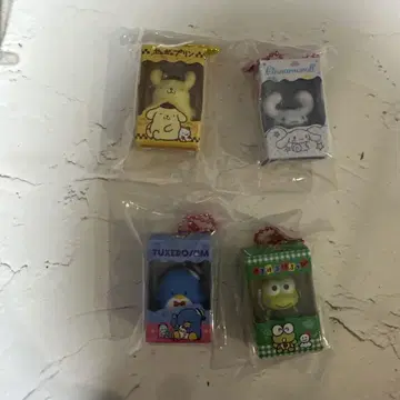 산리오 캐릭터즈 초코박스 박스피규어 컬렉션 4점