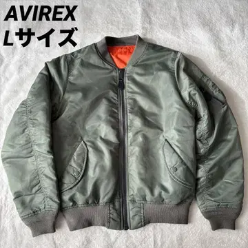 AVIREX 아비렉스 MA-1 플라이트 자켓 카키 L 사이즈
