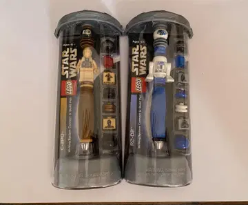 LEGO 스타 워즈 C-3PO & R2-D2 볼펜 2개 세트