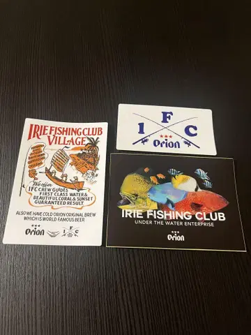 irie fishing club Orion 스티커