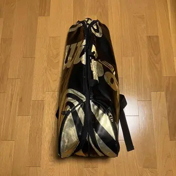 윌슨 테니스 라켓 백 블랙 골드