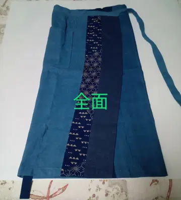 데님 네이비 여름 아이템 랩 스커트 (새상품) 반 핸드메이드