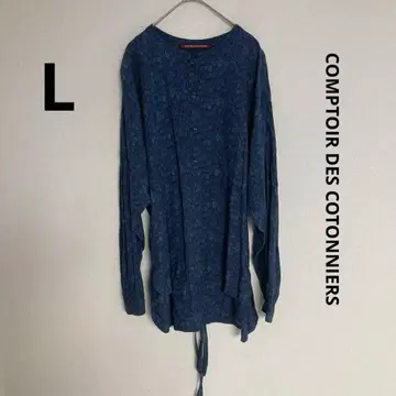 콩트와르 데코토니에 오버 블라우스 L 긴팔