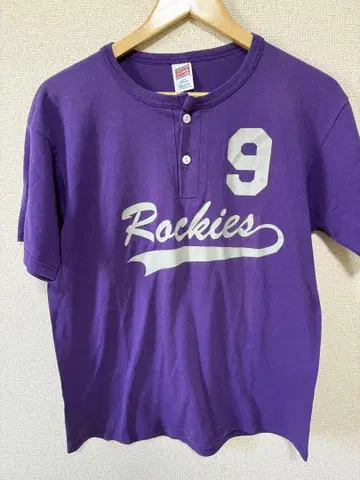 [ USA ] Soffe Shirts 퍼플 T셔츠 뒷면 로고 M 사이즈
