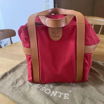 IL BISONTE 레드 핸드백