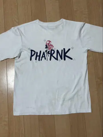 PHATRNK 화이트 반팔T셔츠