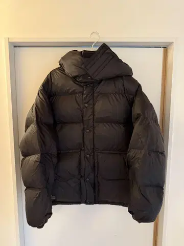 FreshService 후드 부착 다운 자켓 블랙