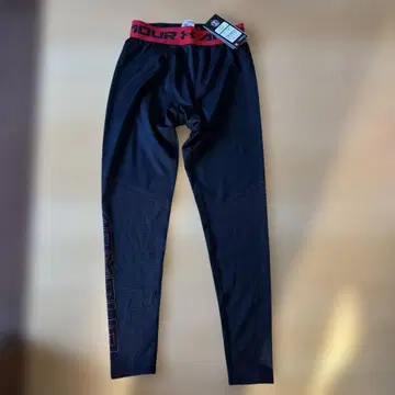 언더 아머 블랙 레깅스 메쉬