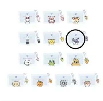 MINITEEN 투명 파우치 FOXDUNGEE 일본 미판매