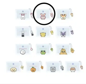 MINITEEN 투명 파우치 JJONGTRAM 일본 미판매