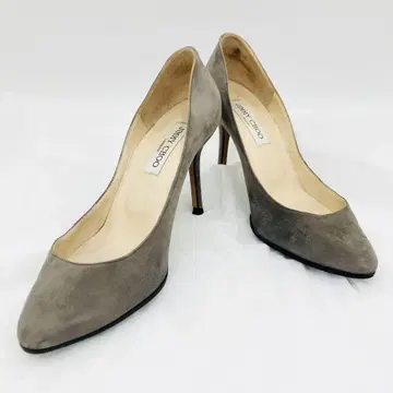 고품질 JIMMY CHOO 지미추 펌프스 그레이 스웨이드 38