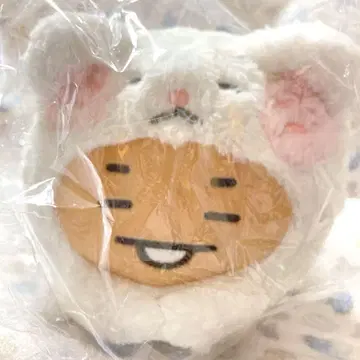 bt21 SHOOKY 베이비 플러피 봉제 인형 윤기 화이트 고양이