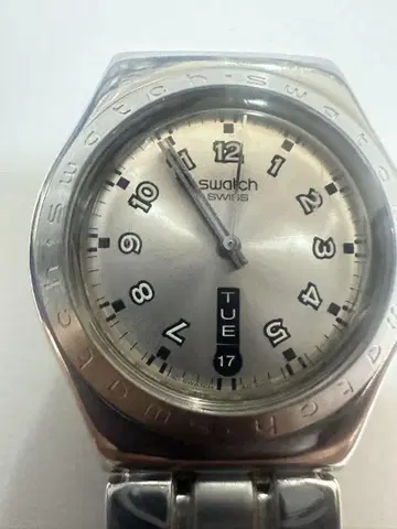 Swatch Irony 손목시계 실버