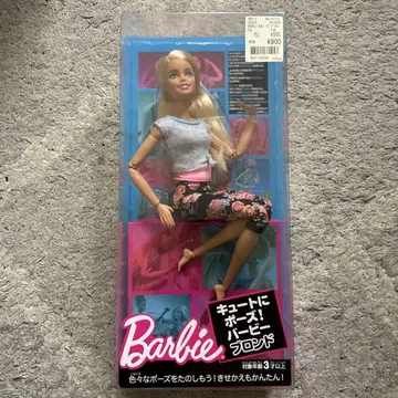 바비 인형 바비 가동식 새상품 미사용 바비 금발 요가