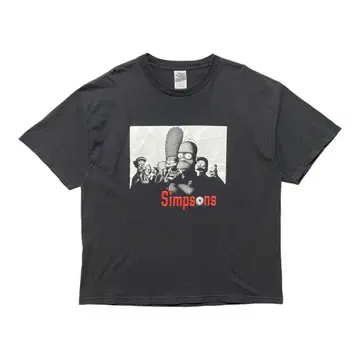 USA 구제 의류 00S 심슨 해외 드라마 소프라노스 패러디 T셔츠