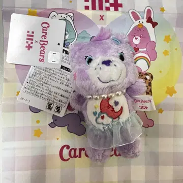 ILLIT 케어베어 popup 봉제 인형 모카 소프트 키체인