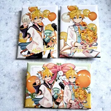 카가미네 렌 15th Anniversary 캔뱃지 3종 세트