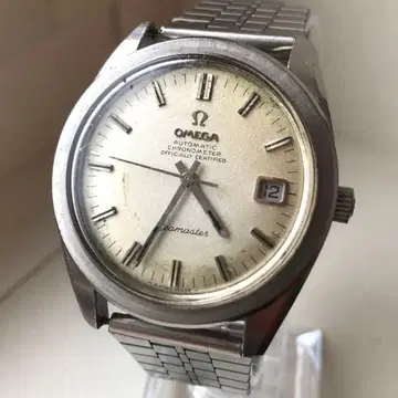 OMEGA 씨마스터 크로노미터 자동 시계 실버 다이얼