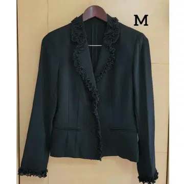미사용 택 포함 새상품급 [ youfukuya ] M 블랙 시어 자켓