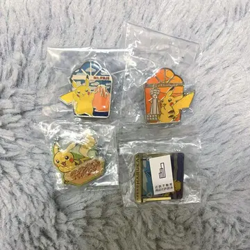포켓몬 피카츄 지역 한정 핀즈 오사카 & 야마나시 4종 세트
