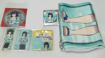 귀멸 극락탕 무이치로 캔뱃지 키링 코스터 타월 클리어 카드