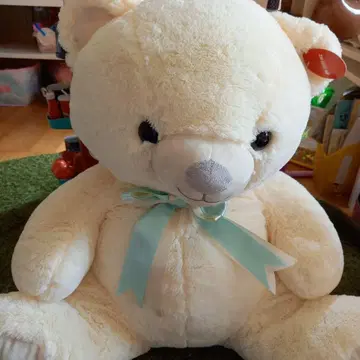 곰 봉제 인형 빅 화이트
