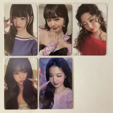 IVE 원영 SECRET 봉입 4형태 타워 레코드 트레이딩 카드 5매