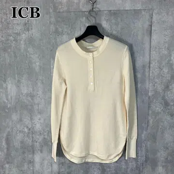 ICB 엑스트라 파인 메리노 헨리넥 풀오버 S