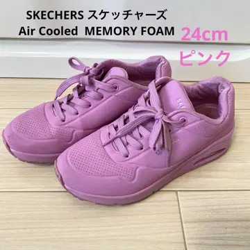 SKECHERS 스케쳐스 AIR 스니커즈 핑크 에어 24cm
