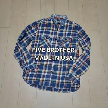 FIVE BROTHER USA제 헤비 플란넬 셔츠 빈티지