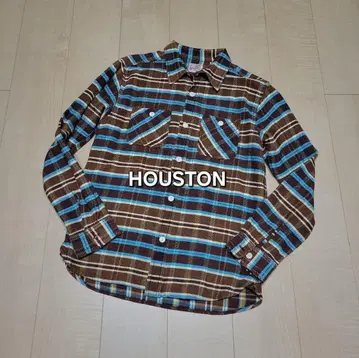 HOUSTON 헤비 플란넬 셔츠 체크 바닥 플란넬