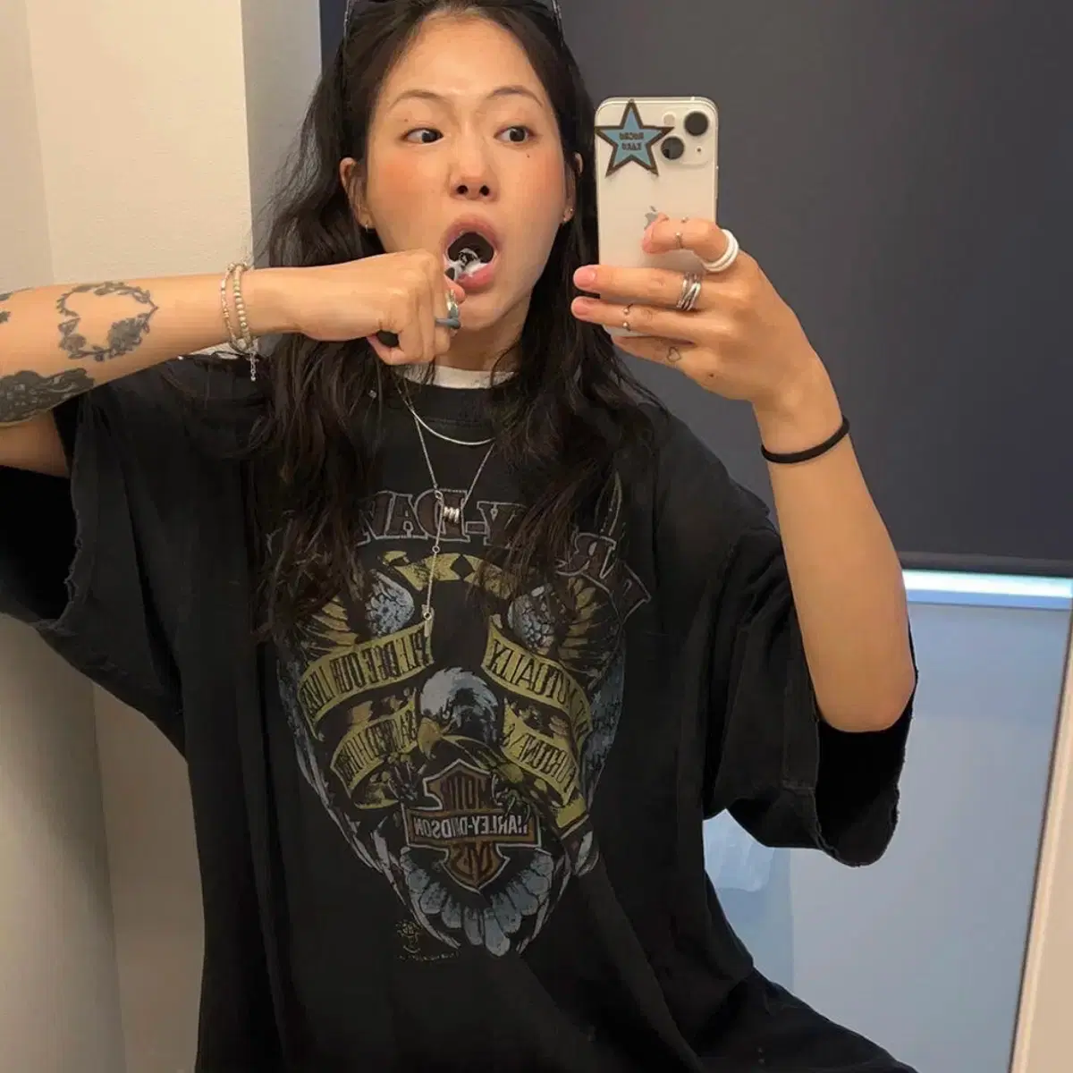 New Product] Sunny Day Nice Vintage Harley Davidson USA Short-Sleeve  T-shirt #배드블러드,#코이세이오,#엘씨디씨,#세릭,#릿킴 on Bunjang Global Site.