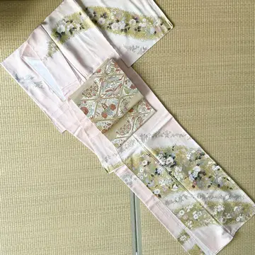[ 호몬기 ] 금채 꽃무늬 핑크 계열