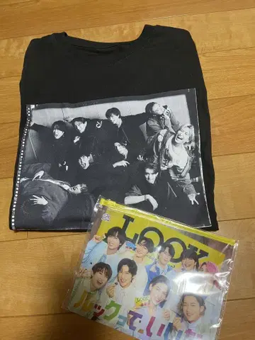 Snow Man 1st Stadium Live 티셔츠 LOOK 파우치