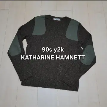 90s KATHARINE HAMNETT 해밀턴 밀리터리 니트