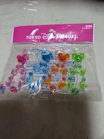 TOKYO DISNEY RESORT 컬러풀 스트랩 세트