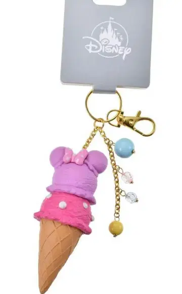 Disney 아이스크림 모양 키체인