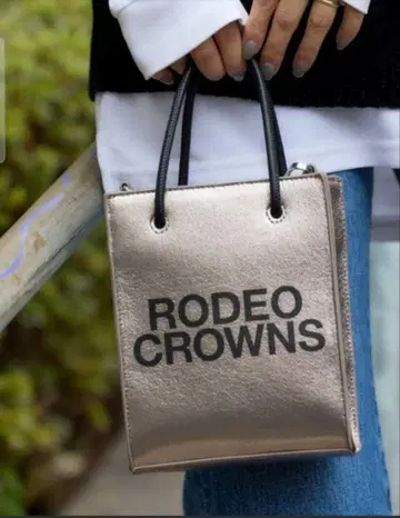RODEO CROWNS 숄더백 메탈릭 골드