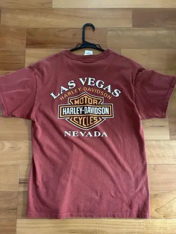 할리데이비슨 빨간색 T셔츠