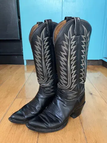 웨스턴 부츠 블랙 여성용 토니 라마 23-23.5cm