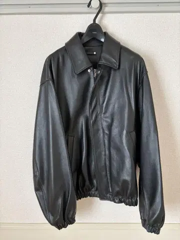 ssstein 25SS LEATHER ZIP SHORT JACKET M