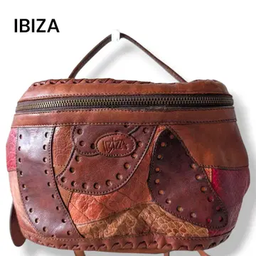 IBIZA 이비자 숄더백 파우치 핸드백 패치워크 가죽