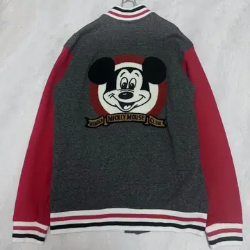 Disney 미키 바시티 자켓 스냅 버튼 맨투맨 S 사이즈