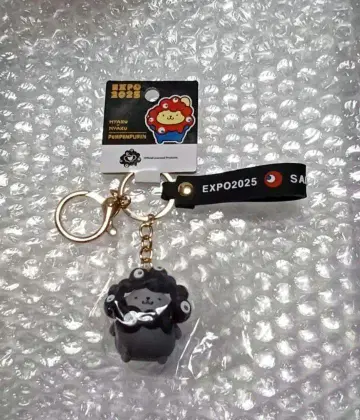 만박 폼폼푸딩 블랙 미야쿠미야쿠 변신 키링