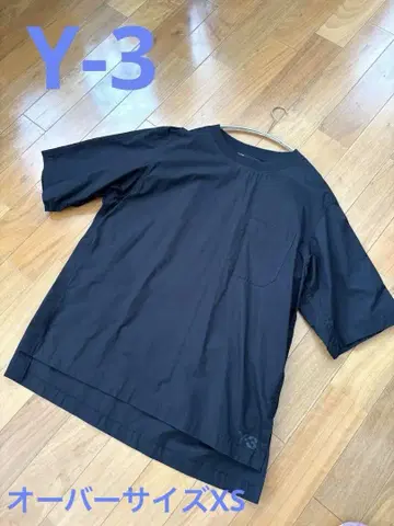 Y-3 블랙 오버 사이즈 T셔츠 XS