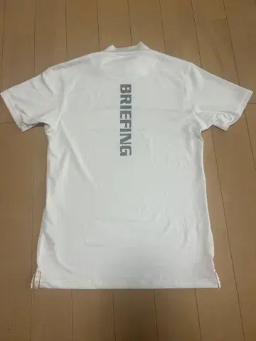 BRIEFING 하이넥 셔츠 화이트