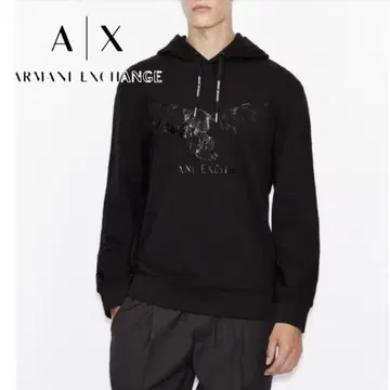 컨디션 최상! ARMANI EXCHANGE 이글 디자인 맨투맨 후드티