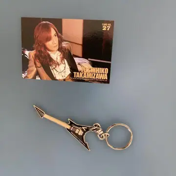 타카미자와 토시히코 기타형 키링 카드 포함